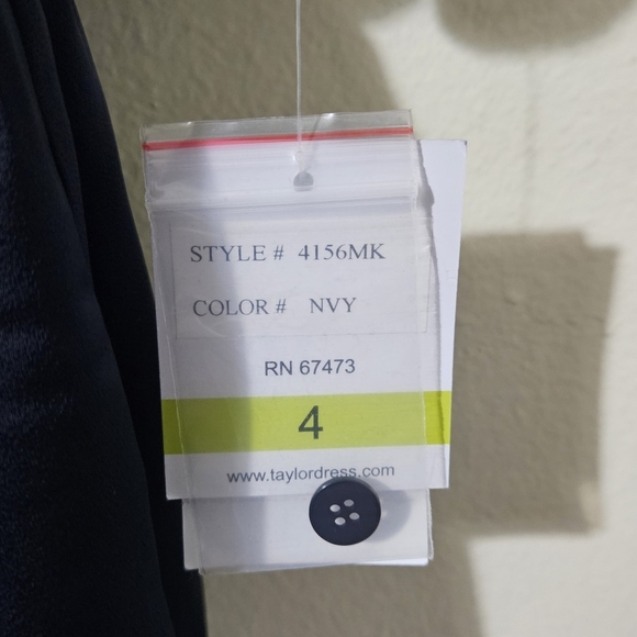 Taylor Satin Mini Dress NWT - Picture 4 of 6